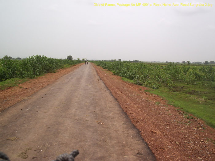 District-Panna, Package No-MP 4001a, Road Name-App. Road Sungraha 2